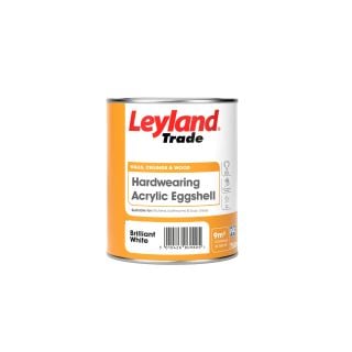 Leyland Hardwearing Acrylic Eggshell Brilliant White