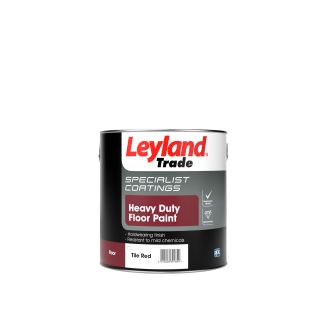 Leyland Heavy Duty Floor Paint Tile Red