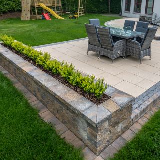Tobermore Gardenstone Double Sided Walling Bracken 300/260x180x120mm 23.52 Linear Metre Pack