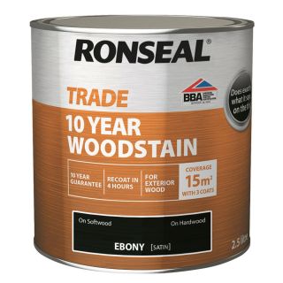 Ronseal Trade 2.5Ltr 10 Year Woodstain
