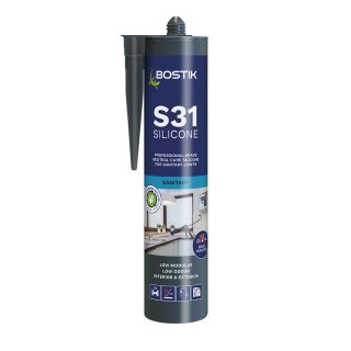 Bostik 310ml Pro Sealant S31 Sanitary LMN Silicone