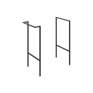 Claverdon Optional Frame with Integrated Towel Rail Matt Black
