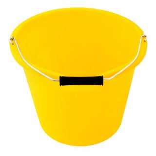 Flambeau 3 Gallon Builders Bucket Yellow
