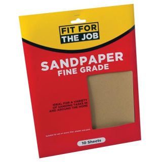 Rodo Fit For The Job Fine Grade Sandpaper 10 Pack