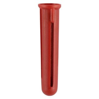 Timco 30mm Red Plastic Plug 100 Pack