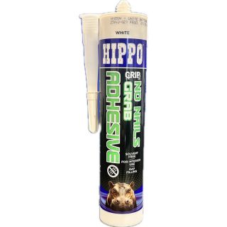 Hippo 290ml Gripit No Nails Adhesive Solvent Free White