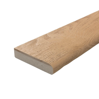 Millboard 32 x 150mm 3.6m Bullnose Board Golden Oak