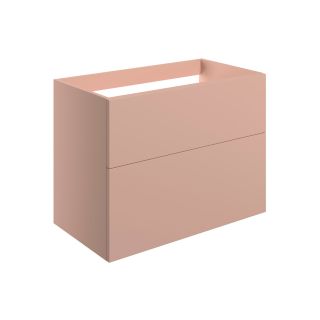 Claverdon 790mm Wall Hung 2 Drawer Basin Unit Only Matt Antique Rose