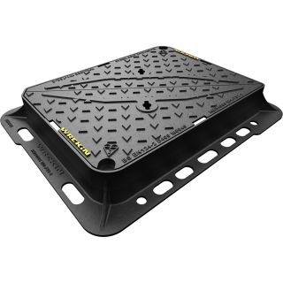 Wrekin 600 x 450 x 100mm Tristar Manhole Cover Ductile Iron D400