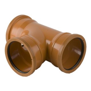 Brett Martin 110mm Underground 87.5° Triple Socket Branch