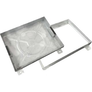 Wrekin 600 x 450 x 80mm 10T Recessed Access Cover Steel for 60mm Block
