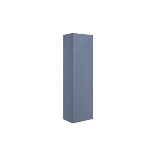 Kinver 350mm Wall Hung 1 Door Tall Unit Matt Smoke Blue