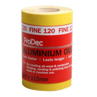 Rodo 120 Grit 5m Prodec Yellow Aluminium Oxide