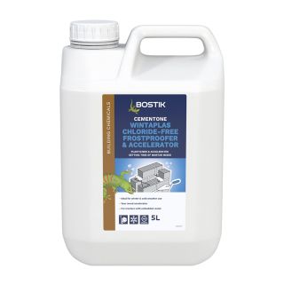 Bostik 5Ltr Cementone Wintaplas Chloride Free Frostproofer & Accelerator