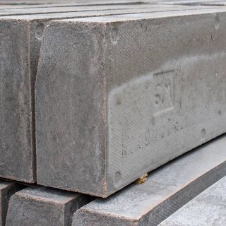 125 x 255mm Half Batter Kerb 6m External Radius