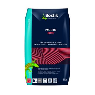 Bostik 20kg MC310 OPF One Part Flexible Wall & Floor Tile Adhesive Grey