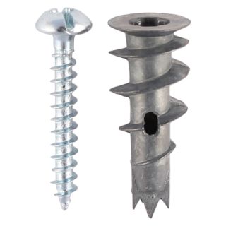 Timco 31.5mm Metal Speed Plug With Screw 75 Pack