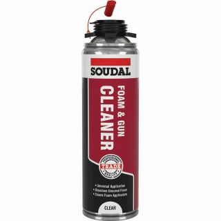 Soudal 500ml Trade Soudafoam Foam & Gun Cleaner Clear