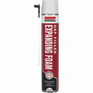 Soudal 750ml Trade Gap Filler Expanding Foam Hand Held