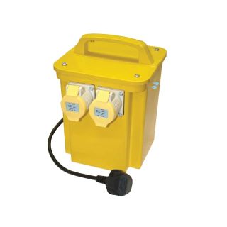 Faithfull 240V 3.3kVA Twin Transformer