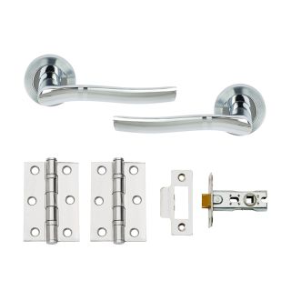 Dale Mode Boxed Door Pack with Dual Finish Handles, 3 2BB Hinges & 63mm Latch