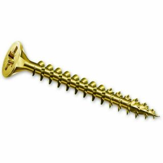 Spax 3.5 x 25mm Universal Screw Countersunk Pozi Yellow 200 Pack