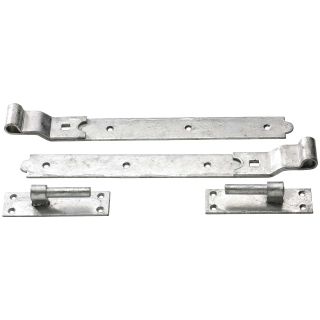 Perry Cranked Hook & Bands Galvanised Pair