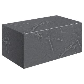 Stoneleigh 800mm Wall Hung Storage Drawer Grey Marble