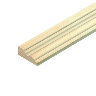 Cheshire Mouldings 21 x 9 x 2400mm Pine Barrel Mould