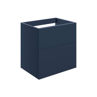 Claverdon 590mm Wall Hung 2 Drawer Basin Unit Only Matt Deep Blue