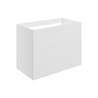 Claverdon 790mm Wall Hung 2 Drawer Basin Unit Only Matt White