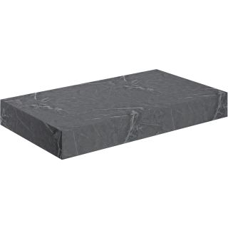 Stoneleigh 800mm Wall Hung Basin Shelf Grey Marble
