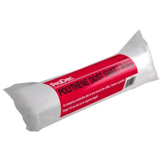 Rodo 4 x 25m Prodec Polythene Dust Sheet Roll