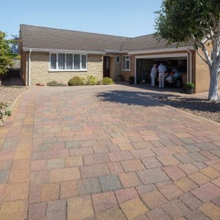 Marshalls Drivesett Tegula Original Autumn 120 x 160 x 50mm 11.64m² Pack