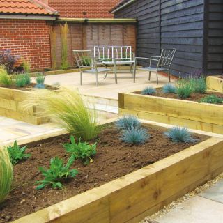 100x200mm 2.4m New UC3 Green Treated Sleeper FSC®