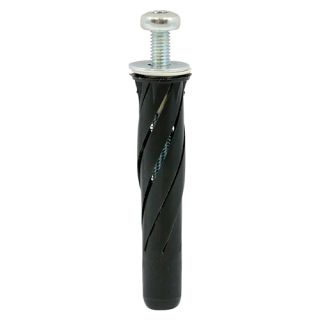 Timco M5 x 65mm Multi-Fix Stella Fixings Black 4 Pack