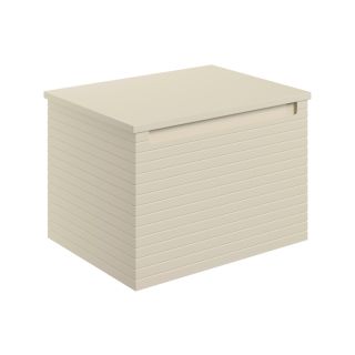Heath 600mm Wall Hung 1 Drawer Basin Unit & Worktop Matt Cotton