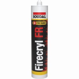 Soudal 310ml Firecryl FR Acrylic Sealant White