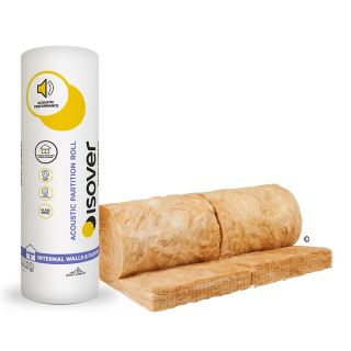 Isover 9.17m x 2 x 600 x 100mm Acoustic Partition Roll 2 Pack