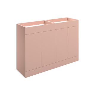 Claverdon 1180mm Floor Standing Basin Unit Only Matt Antique Rose