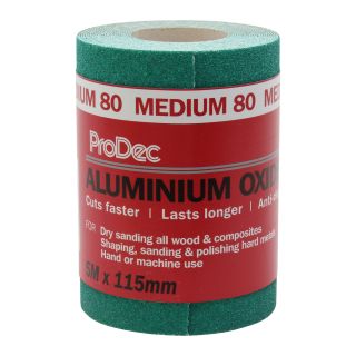 Rodo 80 Grit 5m Prodec Green Aluminium Oxide