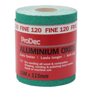 Rodo 120 Grit 10m Prodec Green Aluminium Oxide