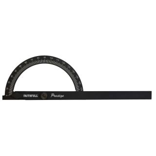 Faithfull 150 x 270mm Prestige Angle Gauge Black Aluminium
