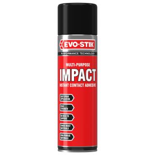 Evo-Stik 500ml Multi-Purpose Impact Instant Contact Spray Adhesive