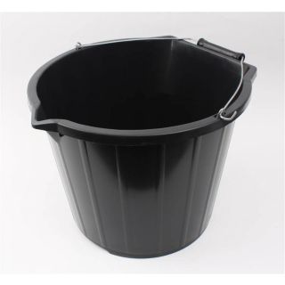 Flambeau 3 Gallon Builders Bucket Black