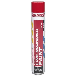 Sealocrete 750ml Sealoline Line Marking Paint Red