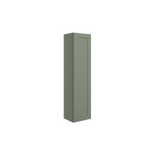 Feldon 350mm Wall Hung 1 Door Tall Unit Matt Reed Green