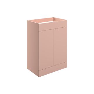 Claverdon 590mm Floor Standing 2 Door Basin Unit Only Matt Antique Rose