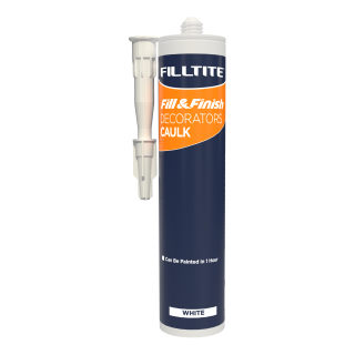 Filltite 290ml Fill & Finish Decorators Caulk White