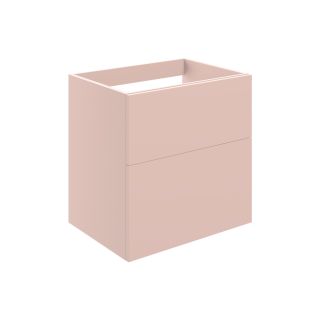 Claverdon 590mm Wall Hung 2 Drawer Basin Unit Only Matt Antique Rose